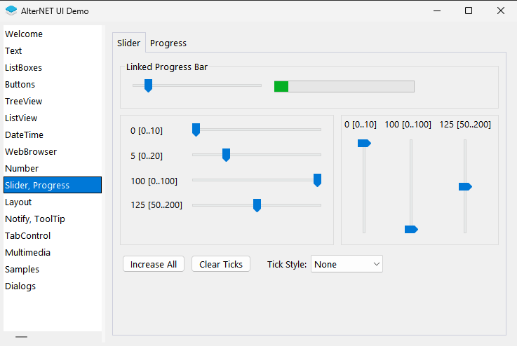 AlterNET UI - Windows