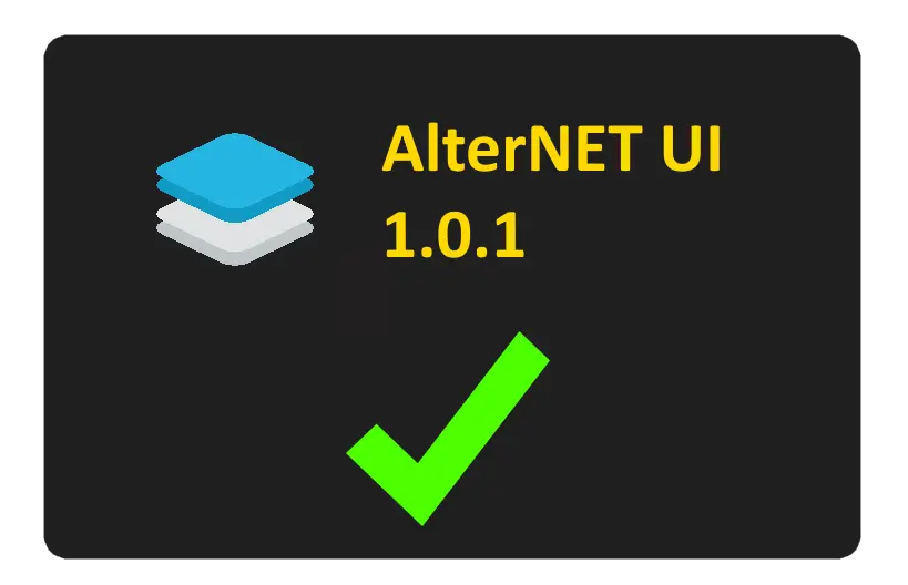 AltreNET UI First Public Release