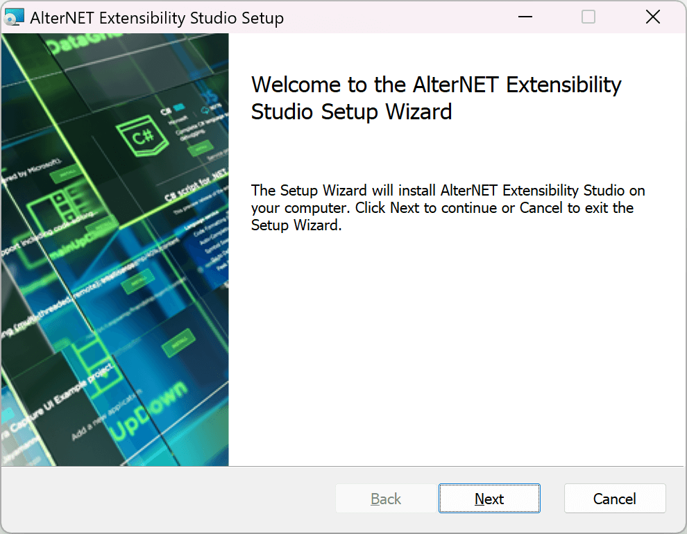 AlterNET Software acuqires Quantum Whale techology and releases AlterNET Extensibility Studio